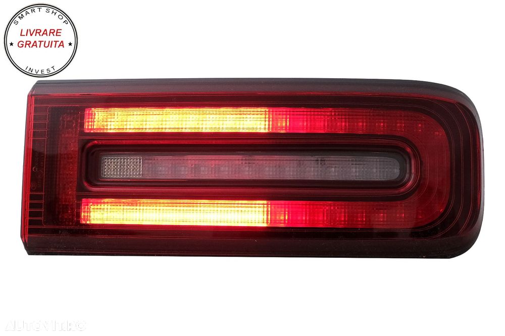Stopuri Full LED Mercedes G-Class W463 Facelift (2018-2022) LED Dinamic Secvential- livrare gratuita - 3