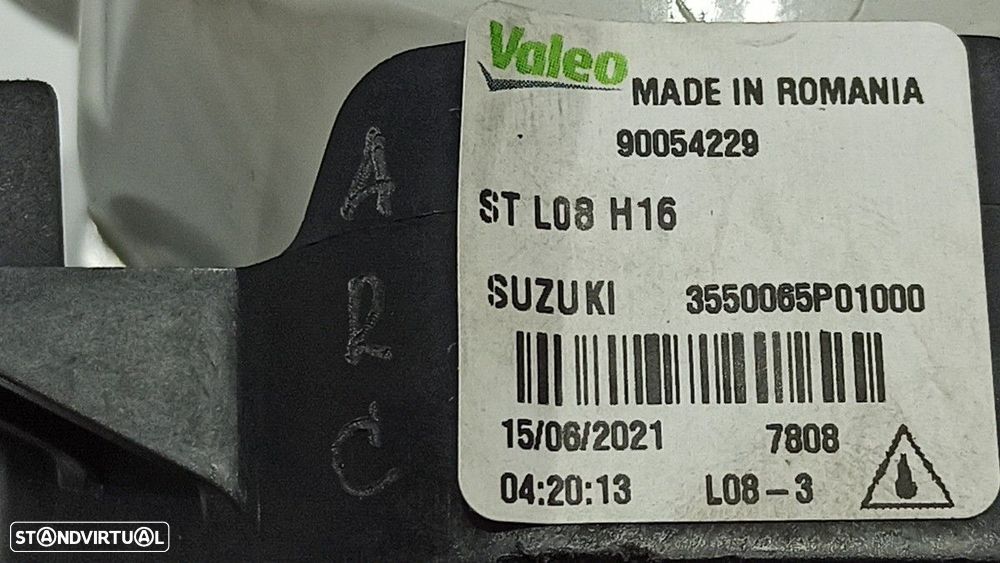 FAROL DE NEVOEIRO DIREITO SUZUKI IGNIS (/MF) GLE - 2