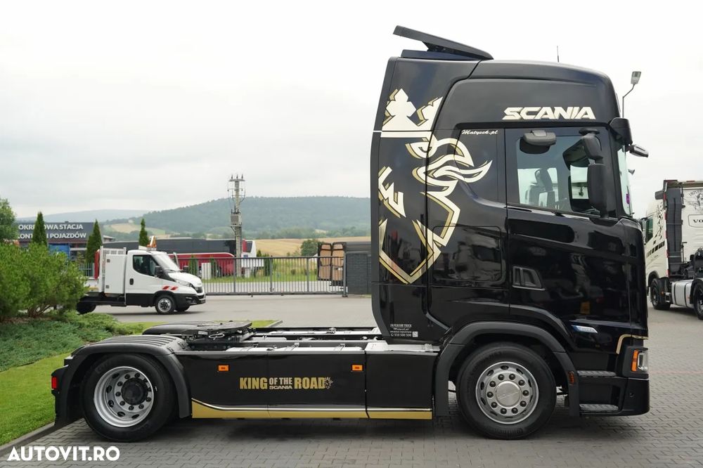 Scania S 500 / RETARDER / PLATĂ JOSĂ / MEGA / REZERVORE DE COMBUSTIBIL 1.400 L / I-PARK COOL / DUPĂ CONTRACT DE SERVICE GOLD / - 10