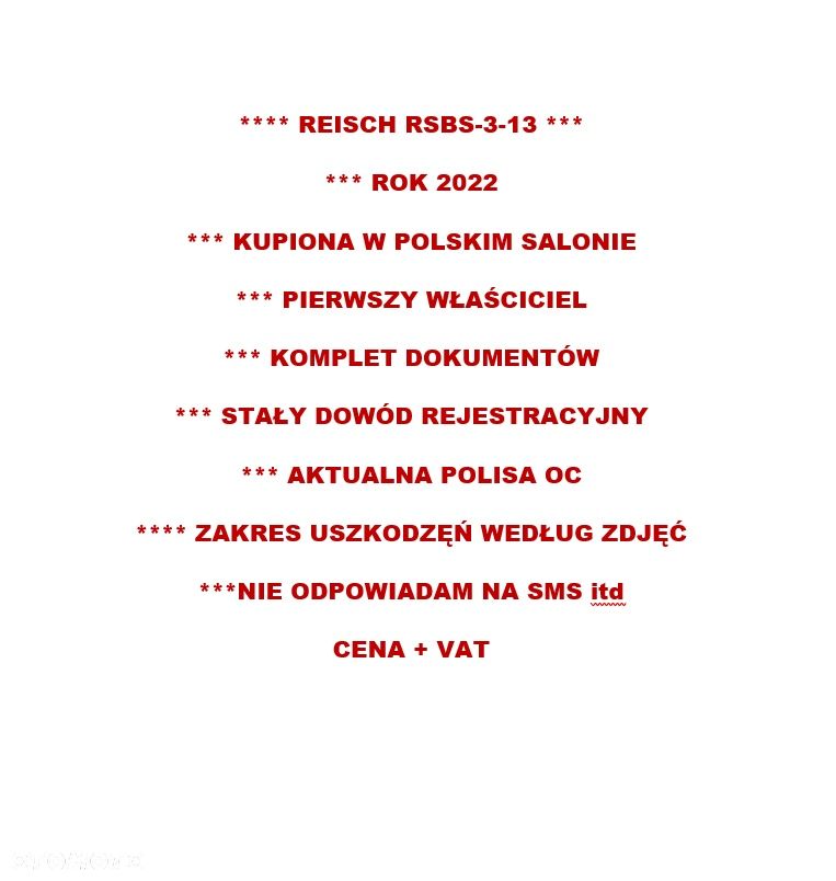 Reisch ***2022 RSBS-3-13 SALON POLSKA*** - 2