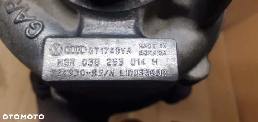 Turbina turbosprężarka do regeneracji VW Passat B6 2.0 TDI 03G253014H - 8