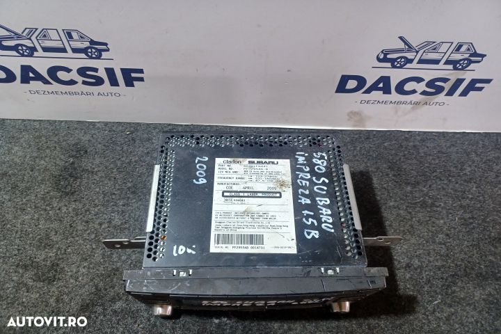 Radio cd 86201FG441 MX1253 Subaru Impreza 3 [2007 - 2012] WRX STI hat - 2