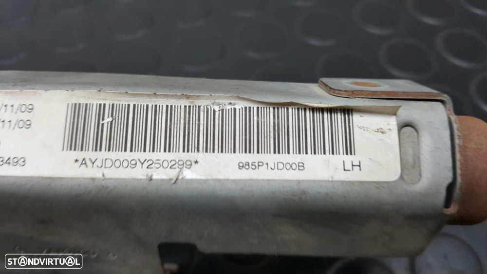 AIRBAG CORTINA FRENTE ESQUERDO NISSAN QASHQAI (J10) TEKNA - 3