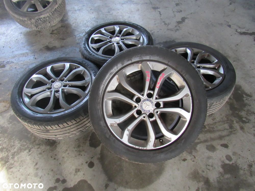 mercedes klasac w205  r17 komplet felg - 1