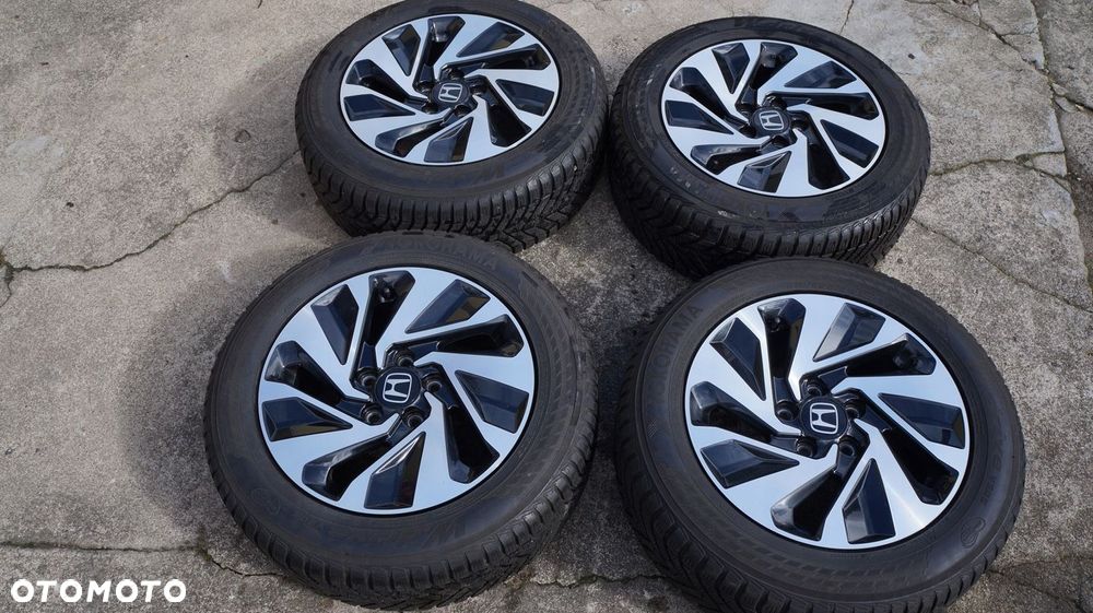 HONDA 16 cali FELGA ALUMINIOWA FELGI KOŁA OPONY 5x114,3 ET45 215/55/16 ZIMA - 1