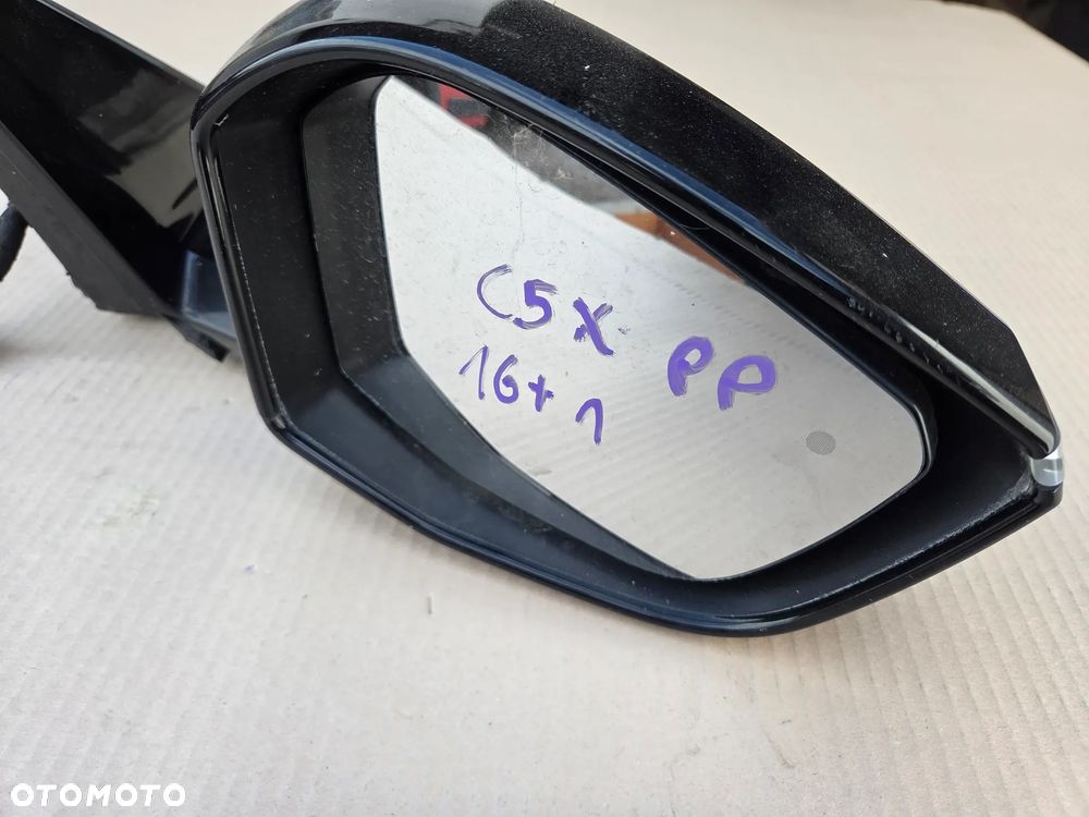 Lusterko prawe przednie 16+1 PIN Kamera Citroen C5X  98459240 - 2