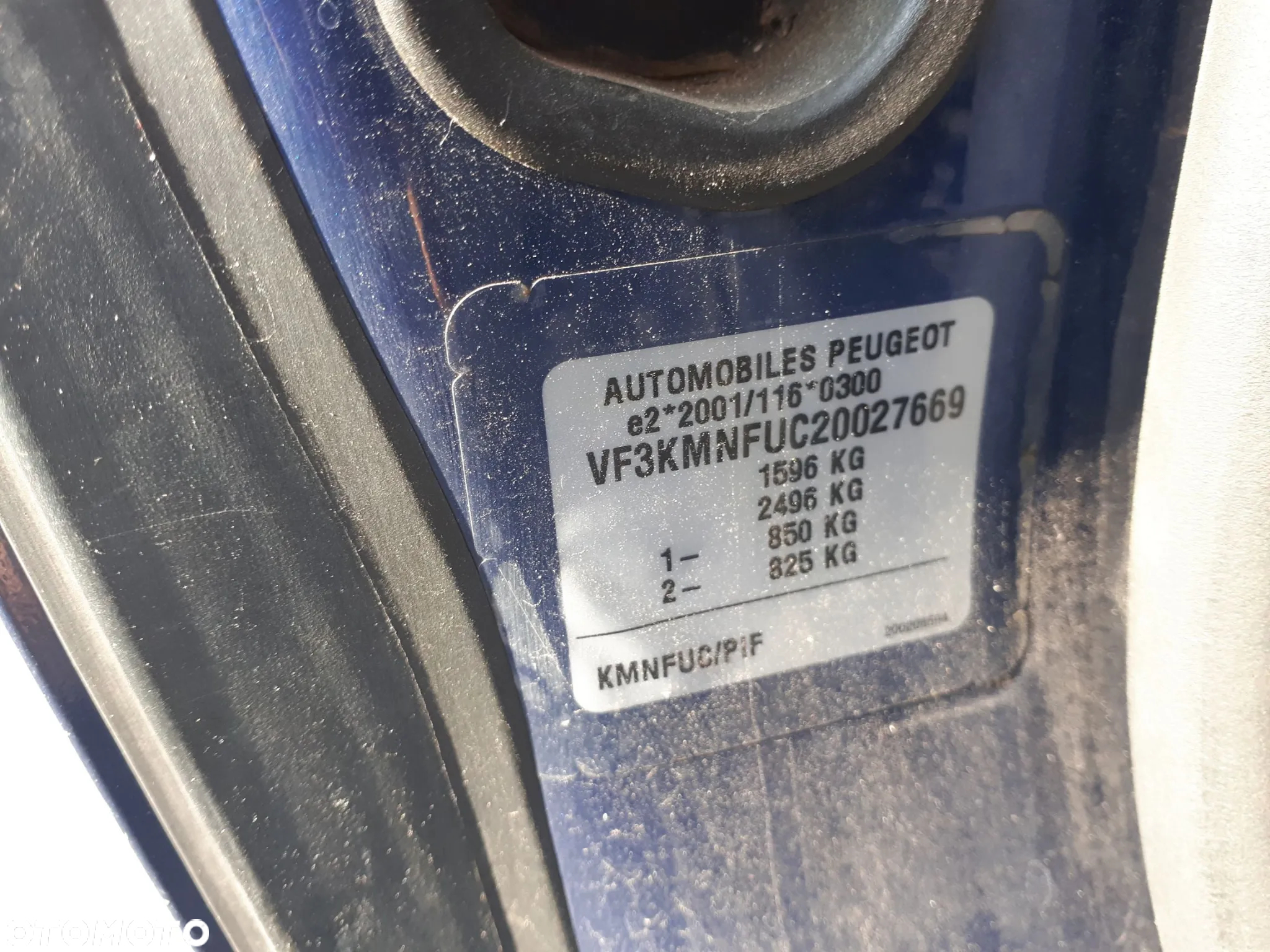PEUGEOT 1007 1.6 16V 05-09 BŁOTNIK PRZÓD PRZEDNI PRAWY EGED - 22