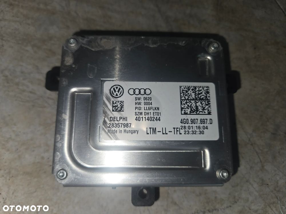 AUDI SKODA SEAT VW PRZETWORNICA MODUŁ STEROWNIK LED 4G0907697D