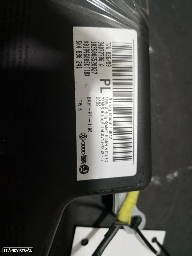 Airbag Banco Esq Volkswagen Golf Vi (5K1) - 2