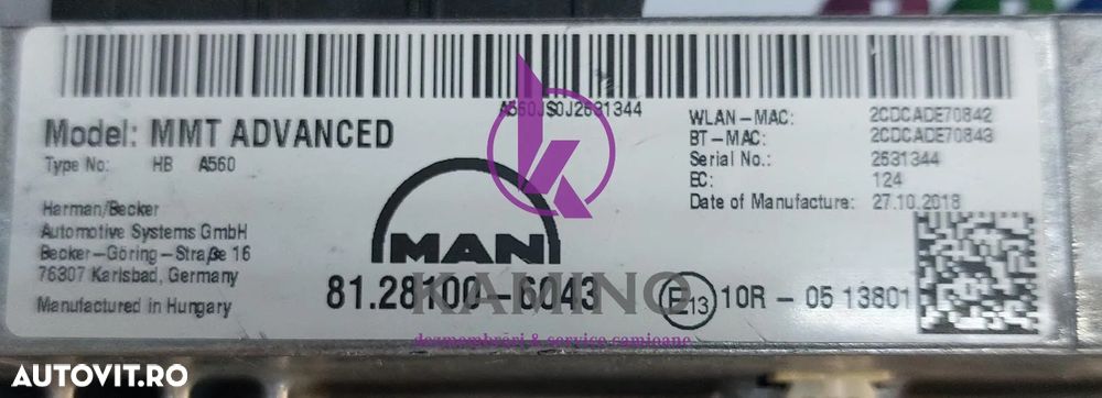 Sistem Navigatie Man Euro 6 - 3