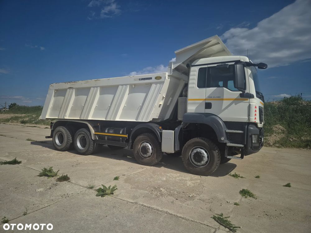 MAN TGS 41.460 8x8, MILLER hardoks, wywrotka, 89 000km, bardzo ładny stan, klima - 2
