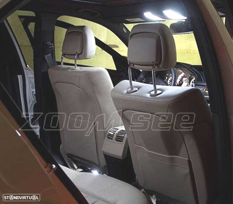 KIT COMPLETO 10 LAMPADAS LED INTERIOR PARA MERCEDES CLASE SL R230 SL500 SL600 SL55 AMG 02-08 - 3