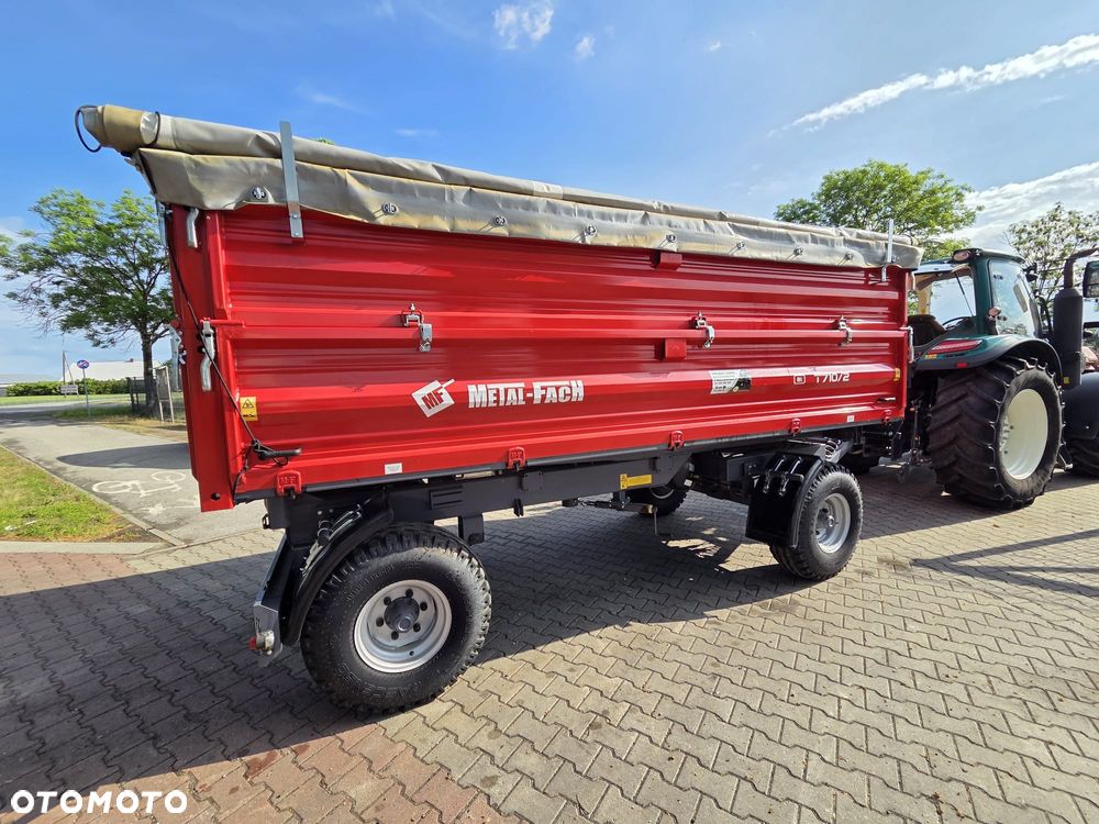 Metal-Fach T710/2 8T Plandeka Wywrot 3 strony Nowa - 5