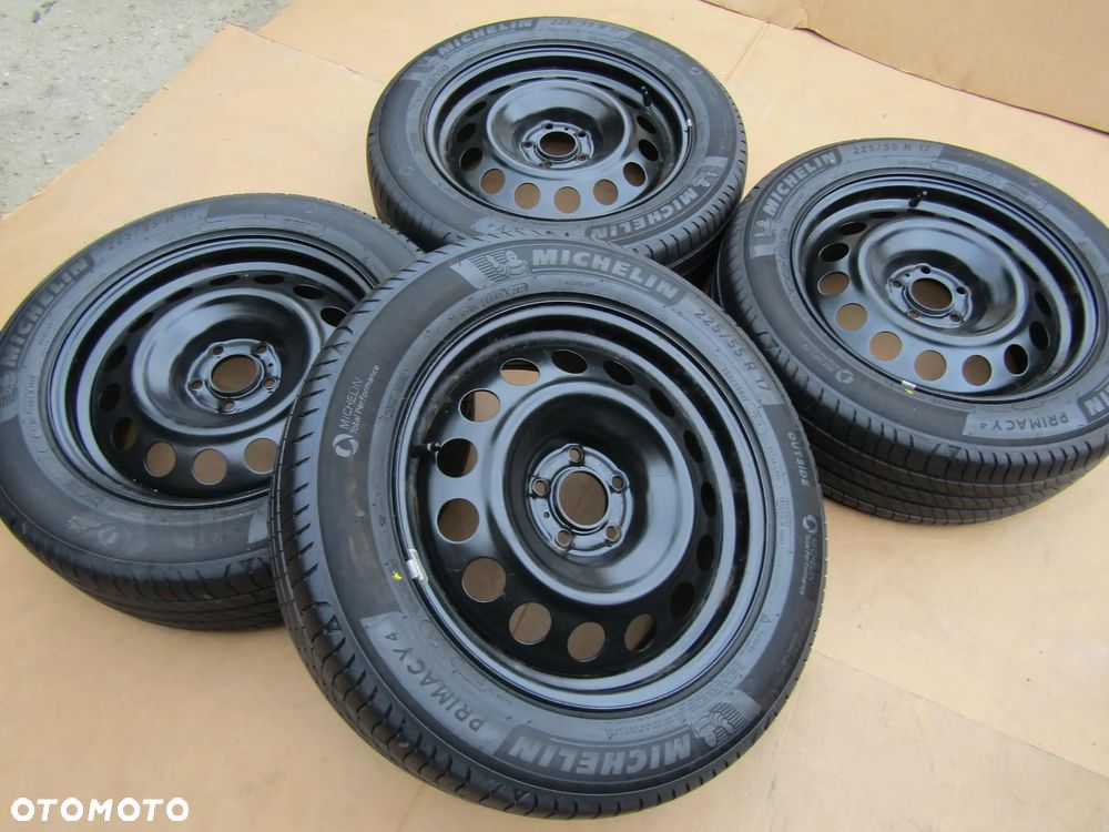 4x Felgi Stalowe  KOŁA 17 Toyota Proace II Peugeot Traveller Expert IV Partner III 7 j 5x108 ET46 piasta 65,1 mm + Opony 225/55 17 Michelin Letnie - 8