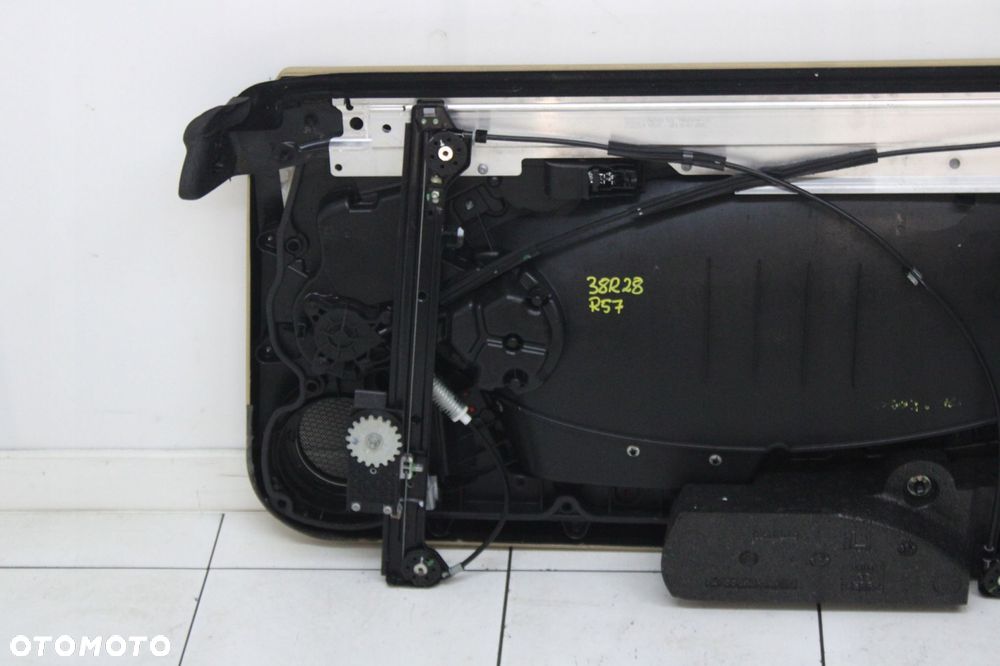 mini r57 cabrio cc 09r- podnośnik szyby prawy przód przedni tapicerka - 4