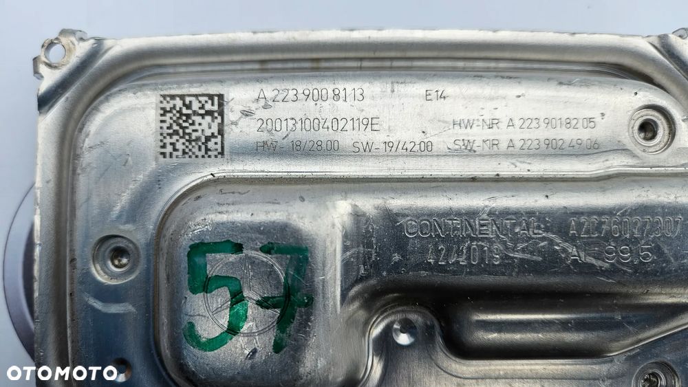 MERCEDES S-KLASA W223 przetwornica LED Moduł A2239008113 - 3