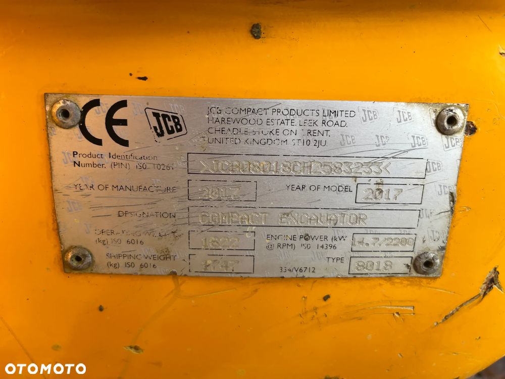 JCB 8018 CTS - 18