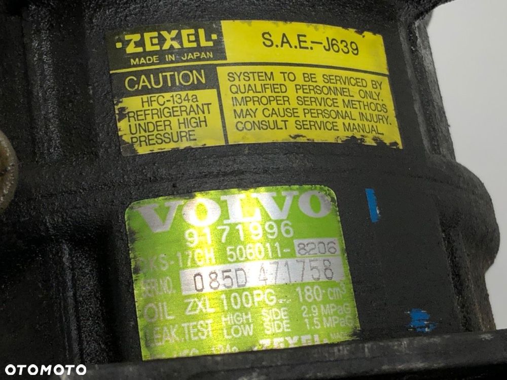 SPRĘŻARKA KLIMATYZACJI - 199.00 PLN - VOLVO S80 I (184) 1998 - 2008 2.8 T6 200 kW [272 KM] benzyna - 4