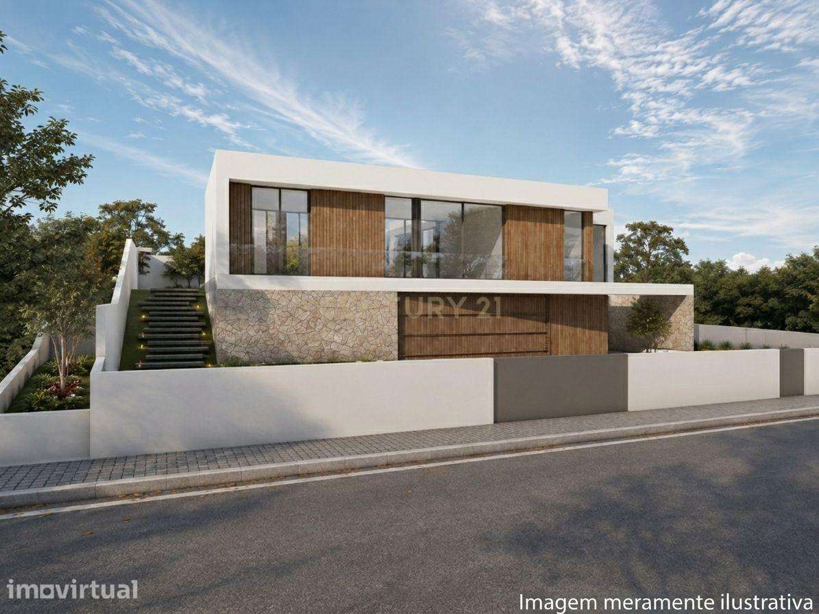 Terreno com projeto de arquitetura para moradia T4 e anexo independent - Grande imagem: 5/21