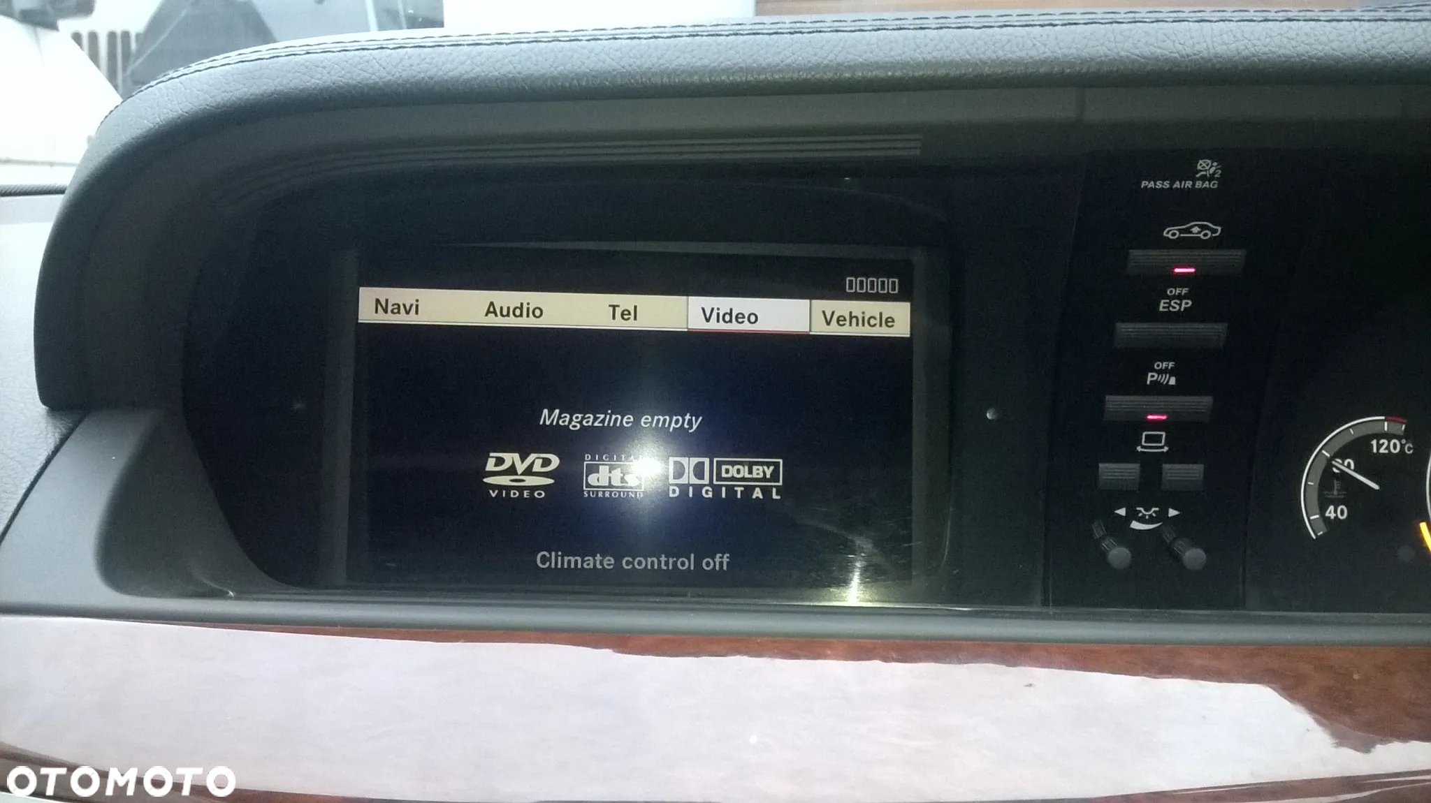 MERCEDES W221 S-KLASA NAVI RADIO COMAND DVD A2218708093 SPRAWNE - 2