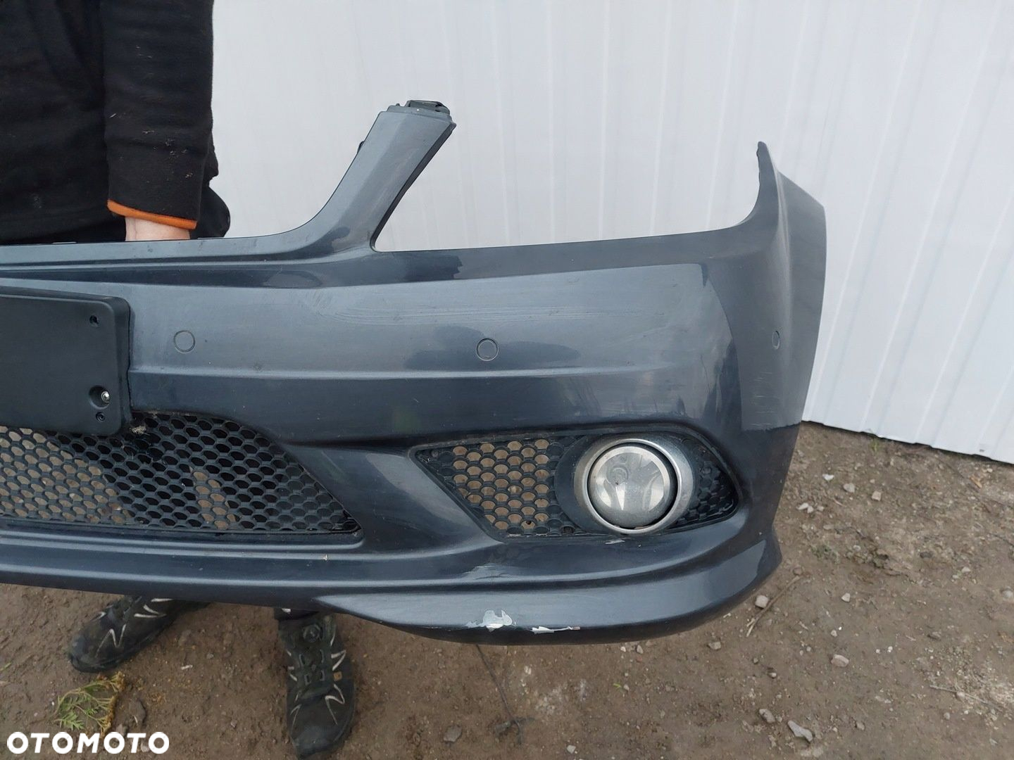 MERCEDES C-KLASA W204 AMG PDC ZDERZAK PRZÓD PRZEDNI KOMPLETNY - 7
