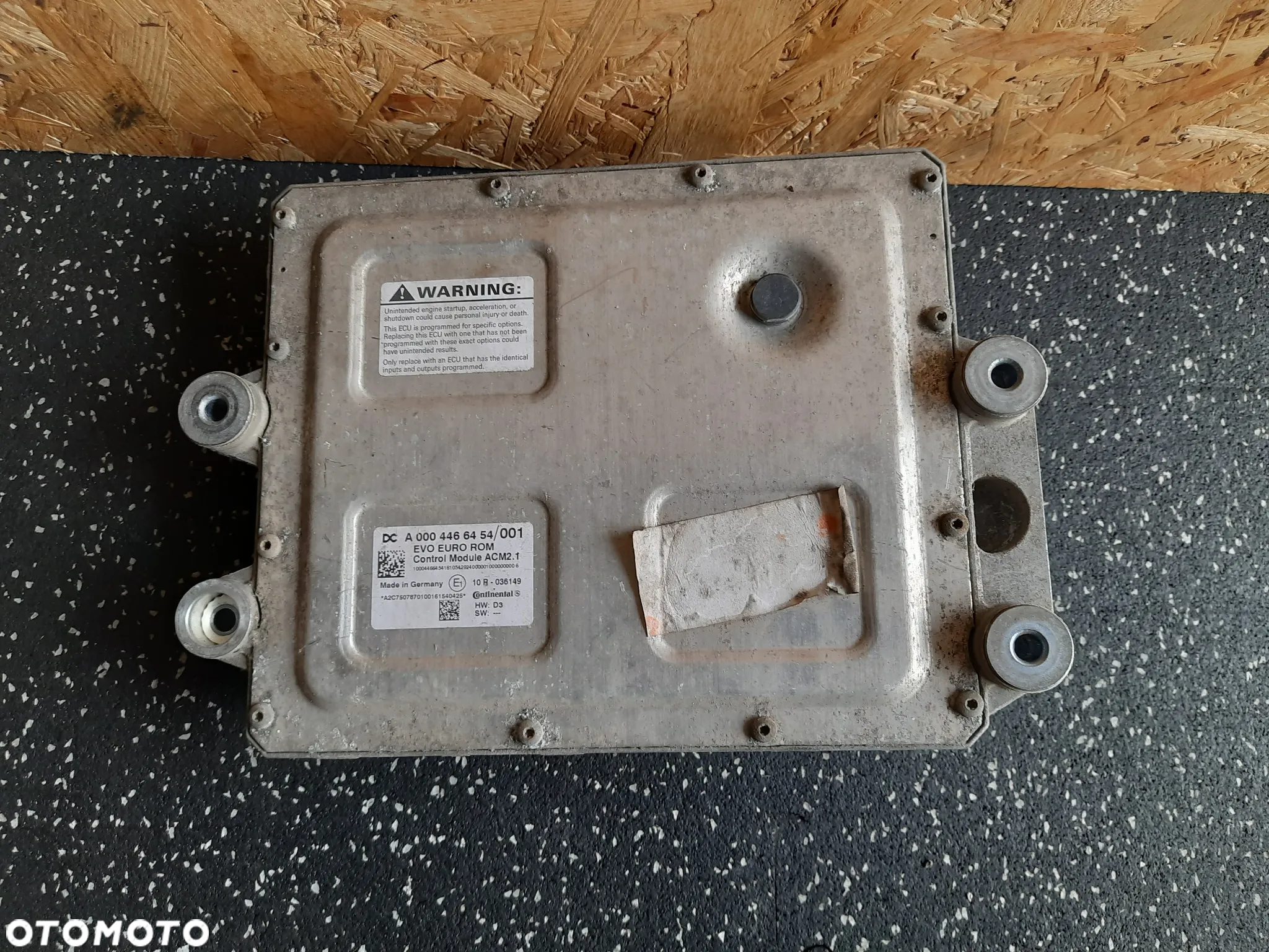 # MERCEDES ACTROS MP4 MP5 EURO 6 KOMPUTER STEROWNIK MODUŁ ADBLUE AD BLUE EVO ACM 2.1 0004466454 - 2