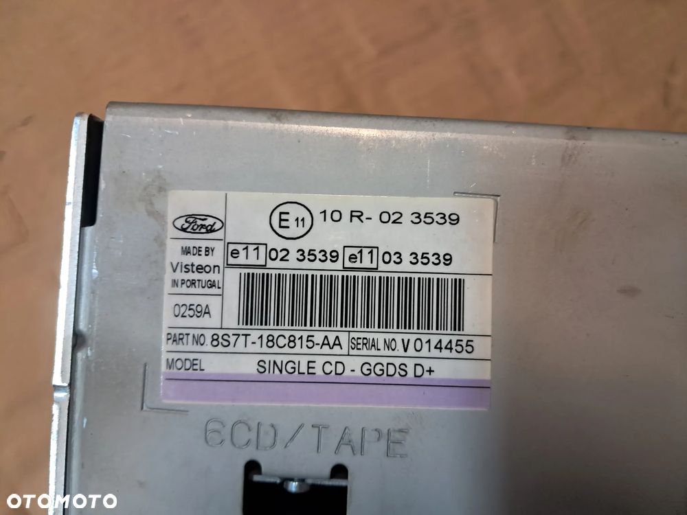 Ford Mondeo MK4 1.8 Diesel Radio 8S7T-18C815-AA - 3