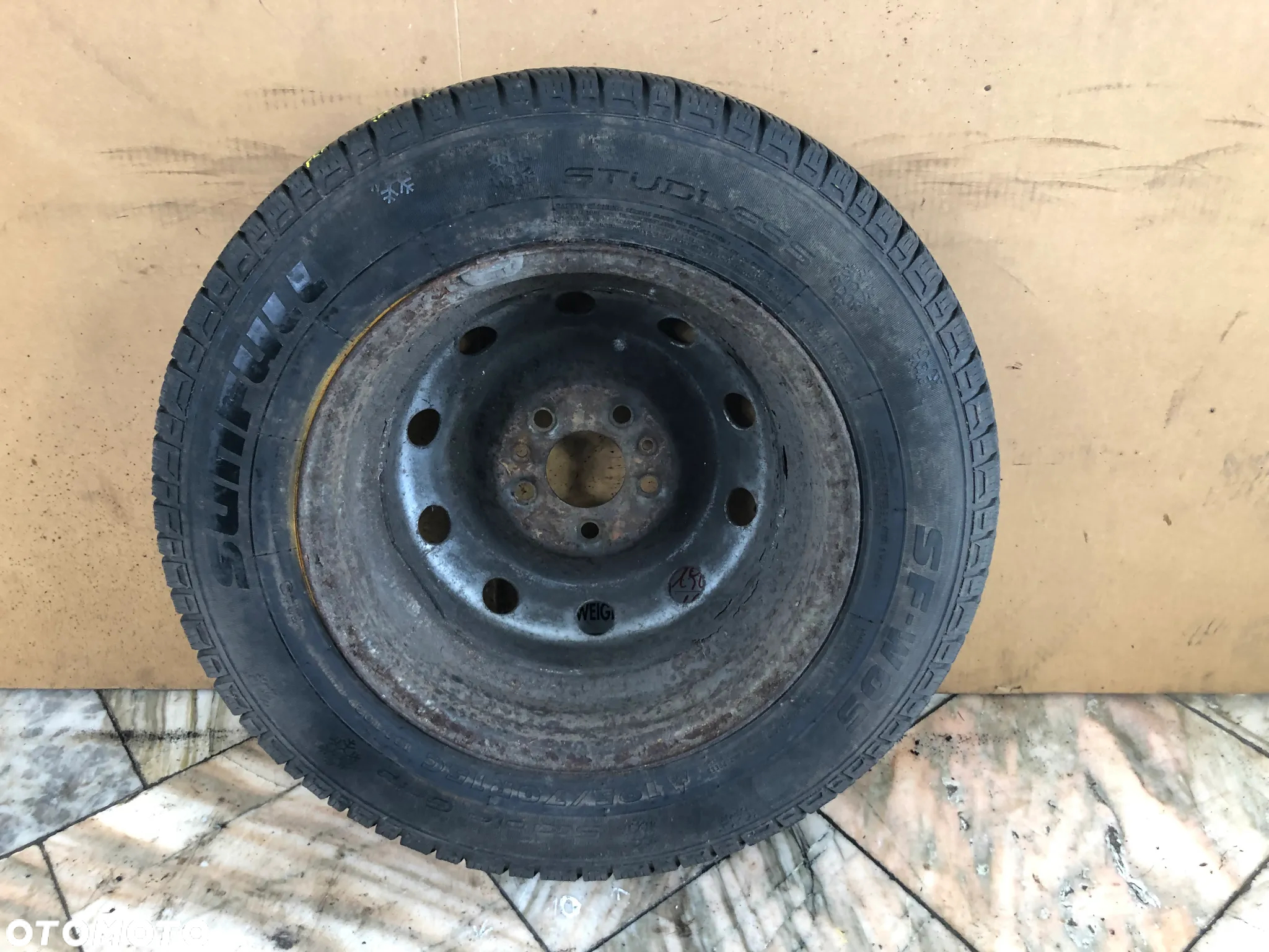 Koło Zapasowe Felga Citroen Jumper 5x120 71MM ET 68 195/70 R15C 7 MM 2019R - Gwarancja Wysyłka - 6
