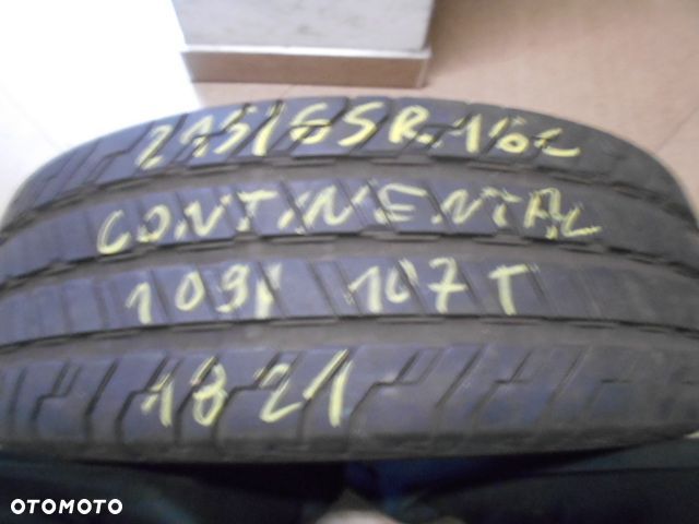 Opona pojedyńcza 215/65r16c continental conti van contact 100 9mm lato - 1
