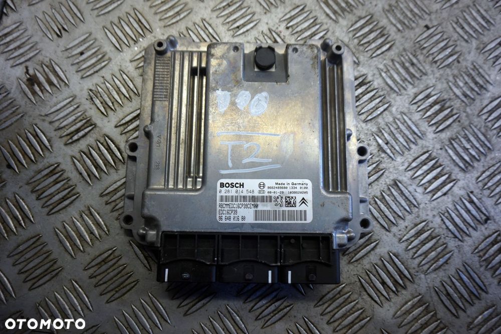 STEROWNIK SILNIKA KOMPUTER C5 III X7 2.2 HDI 9664801680 0281014548 CITROEN 2008-2017 - 1