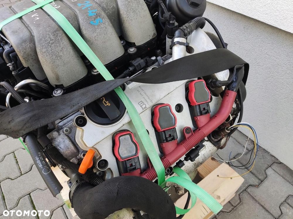 SILNIK KOMPLETNY WTRYSKIWACZE TURBINA AUDI A6 C6 3.2 FSI 2004-2011 BKH - 6