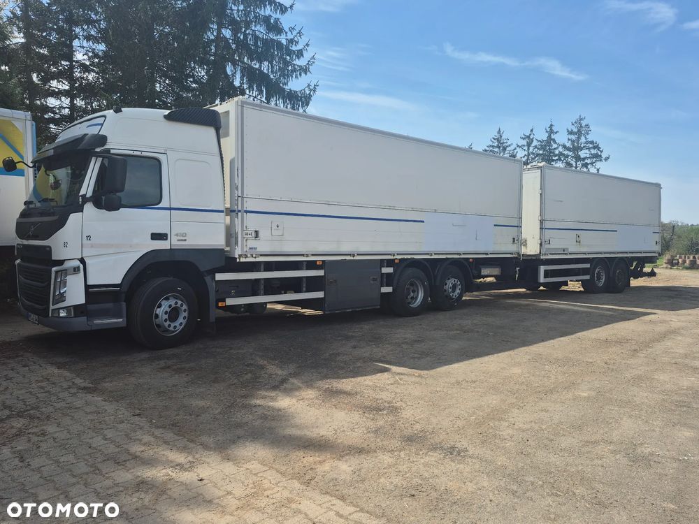 Volvo FM 410 KONTENER + WINDA / PRZYCZEPA TANDEM KRONE + WINDA ZESTAW PRZEJEZDNY - 2