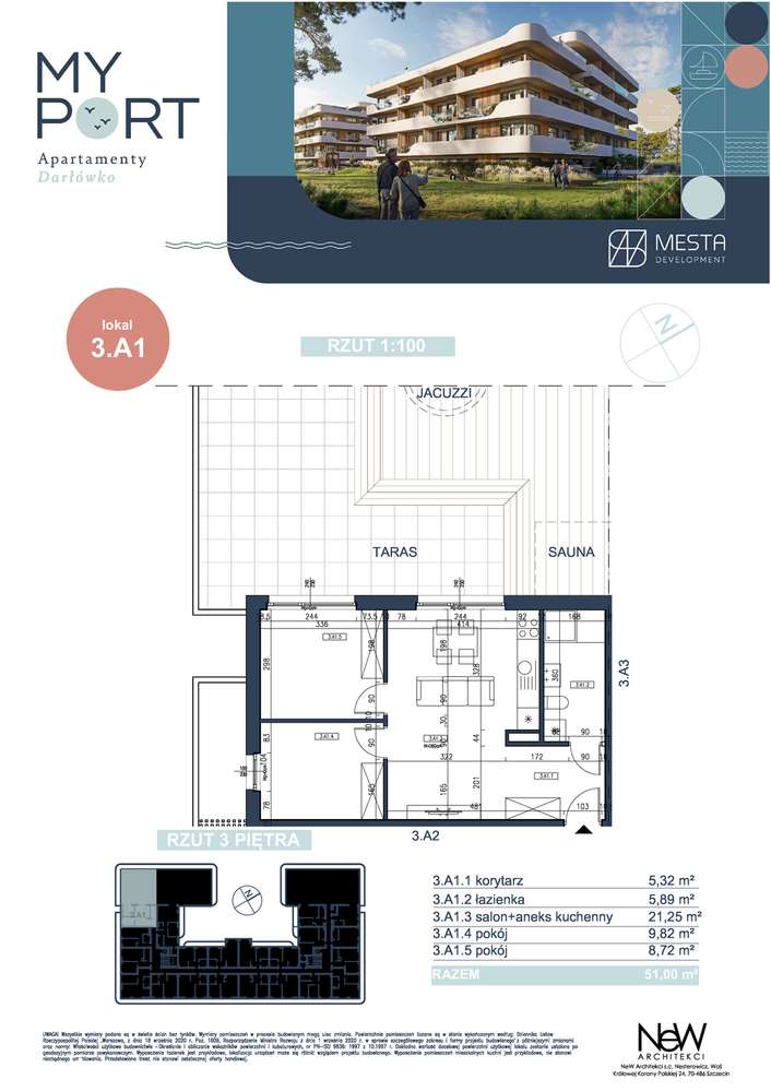 MyPort Apartamenty Darłówko - 3.A1