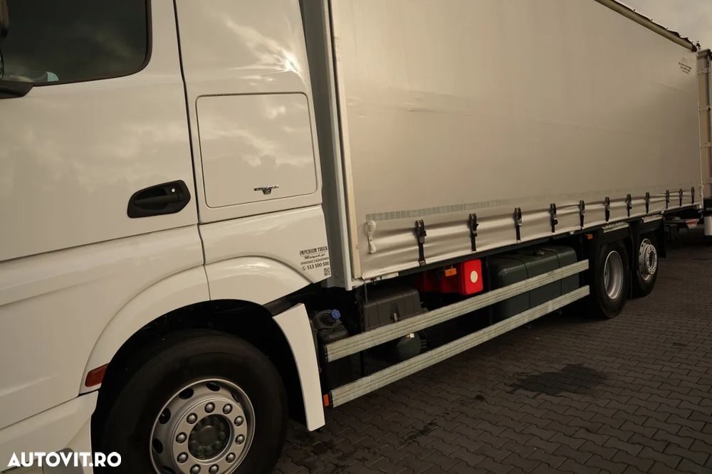 Mercedes-Benz ACTROS 2551 / TANDEM COMBINAT 120 M3 / TRAVERSĂ / RIDICATIVĂ / PUNTE RIDICATIVĂ / PODEA REZISTENTĂ - 8
