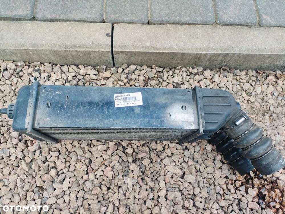 PEUGEOT 207 1,6 HDI chłodnica intercooler 9651184880 - 5