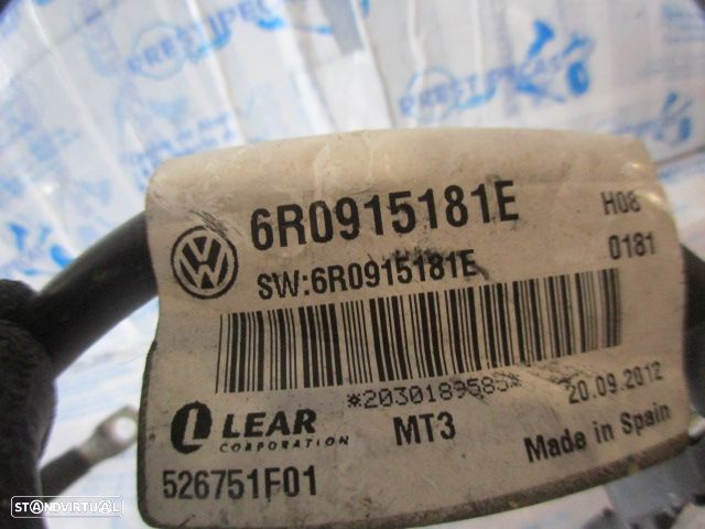Modulo 6R0915181E VW POLO 5 6R FASE 1 2012 1.6TDI 90CV 5P CINZA ESCURO Cabo Da Bateria Negativo - 3