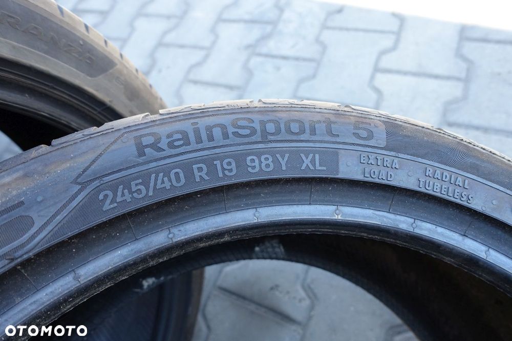 Opona letnie Uniroyal Rainsport 2 245/40/19 2022r bieżnik 6.5-7mm - 7