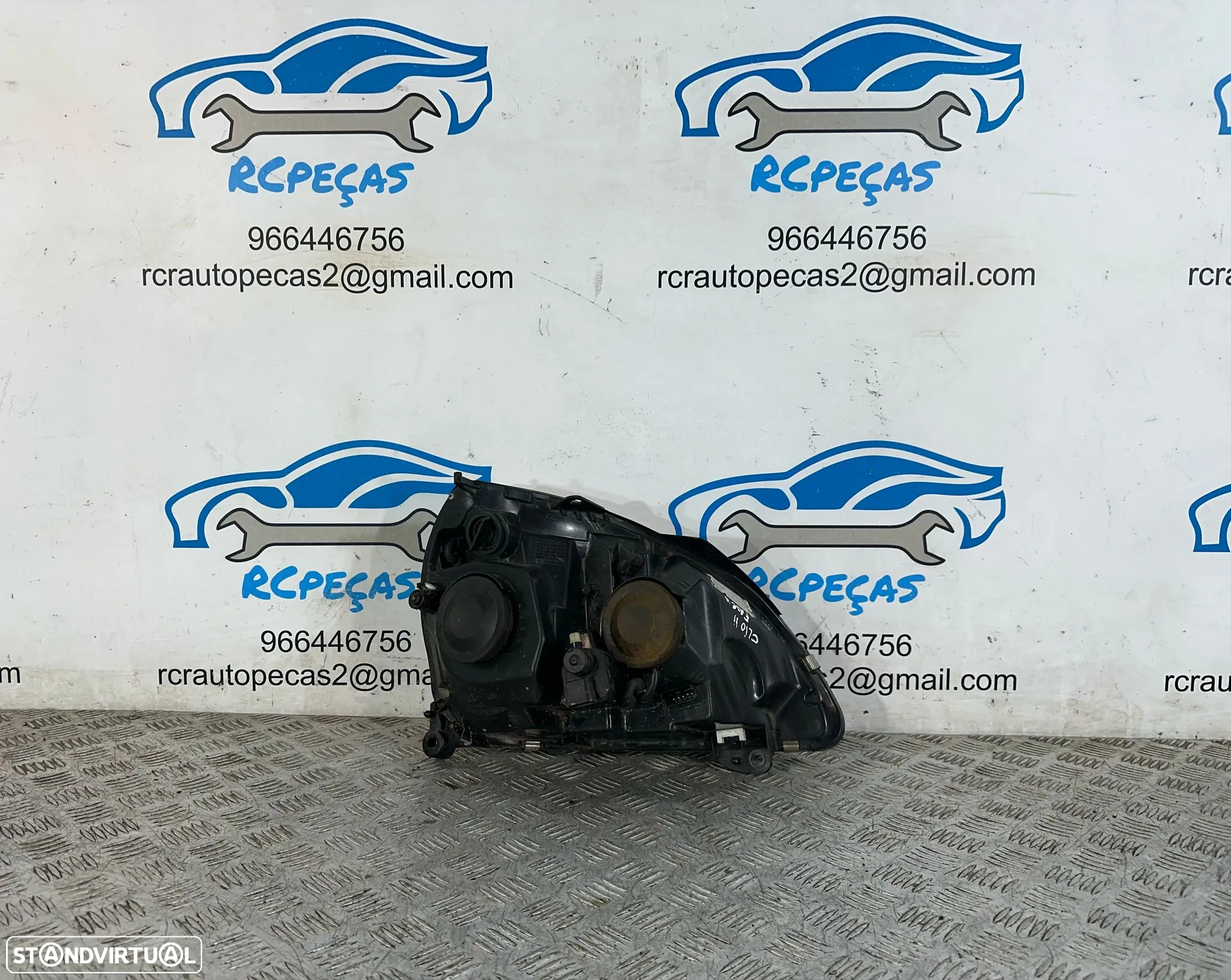 .Farol Otica Frente Frontal Esquerda Original Renault Clio 2 Fase 2 2001 - 2005 - 12