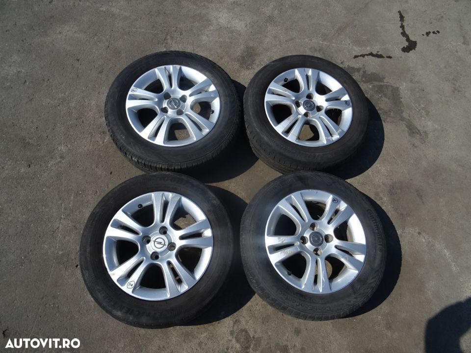 Vand Jante aliaj cu Cauciucuri Opel Corsa D 185/65 R15 6Jx15H2ET39 din 2012 - 1