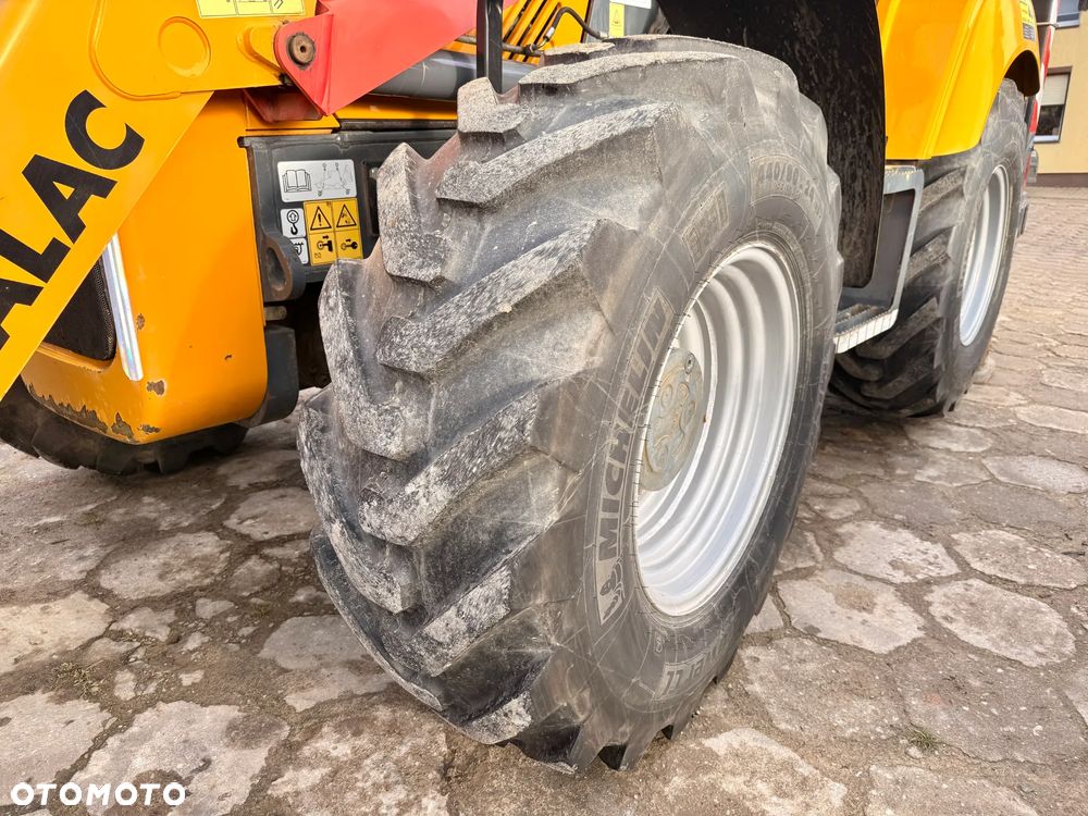 Terex koparko - ładowarka MECALAC TLB980, równe skrętne koła, jak NOWA - 4