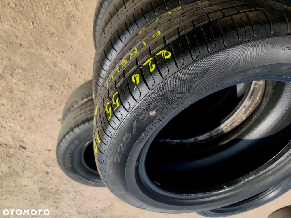 225/55R17 97Y Opony Letnie Lato PIRELLI CINTURATO P7 RF RFT RSC MOE * 6,5-5,5mm Legnica ALU-RAD 225/55 - 12