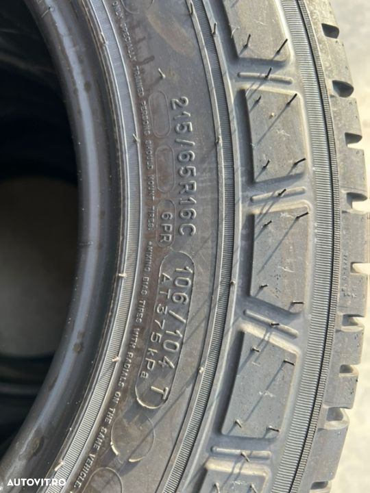 vând 4 anvelope 215/65/16c Michelin de vară noi - 6