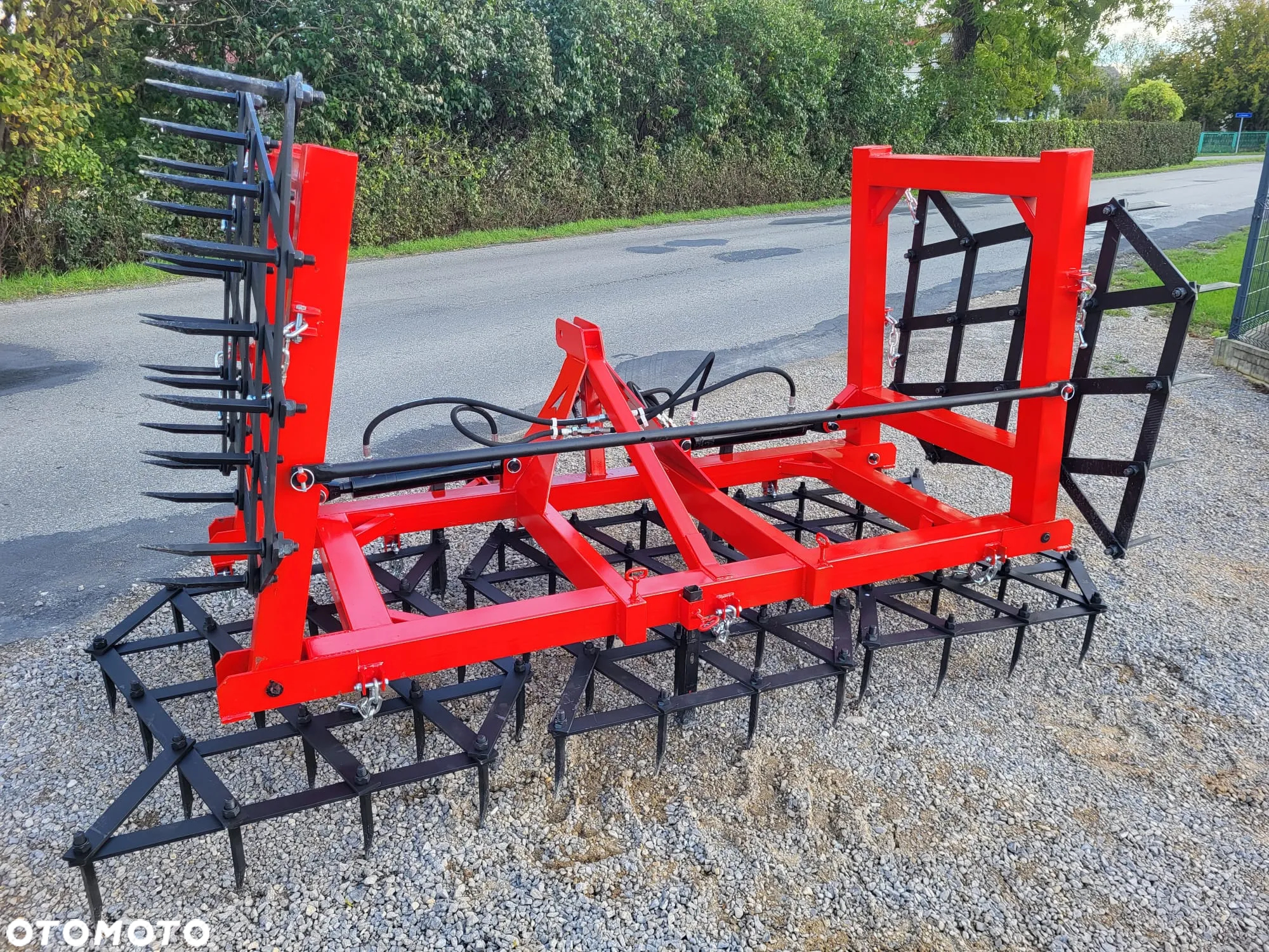 BRONY POLOWE HYDRAULICZNIE składane CIĘŻKIE *5pól *2 siłowniki *20 ząb - 10
