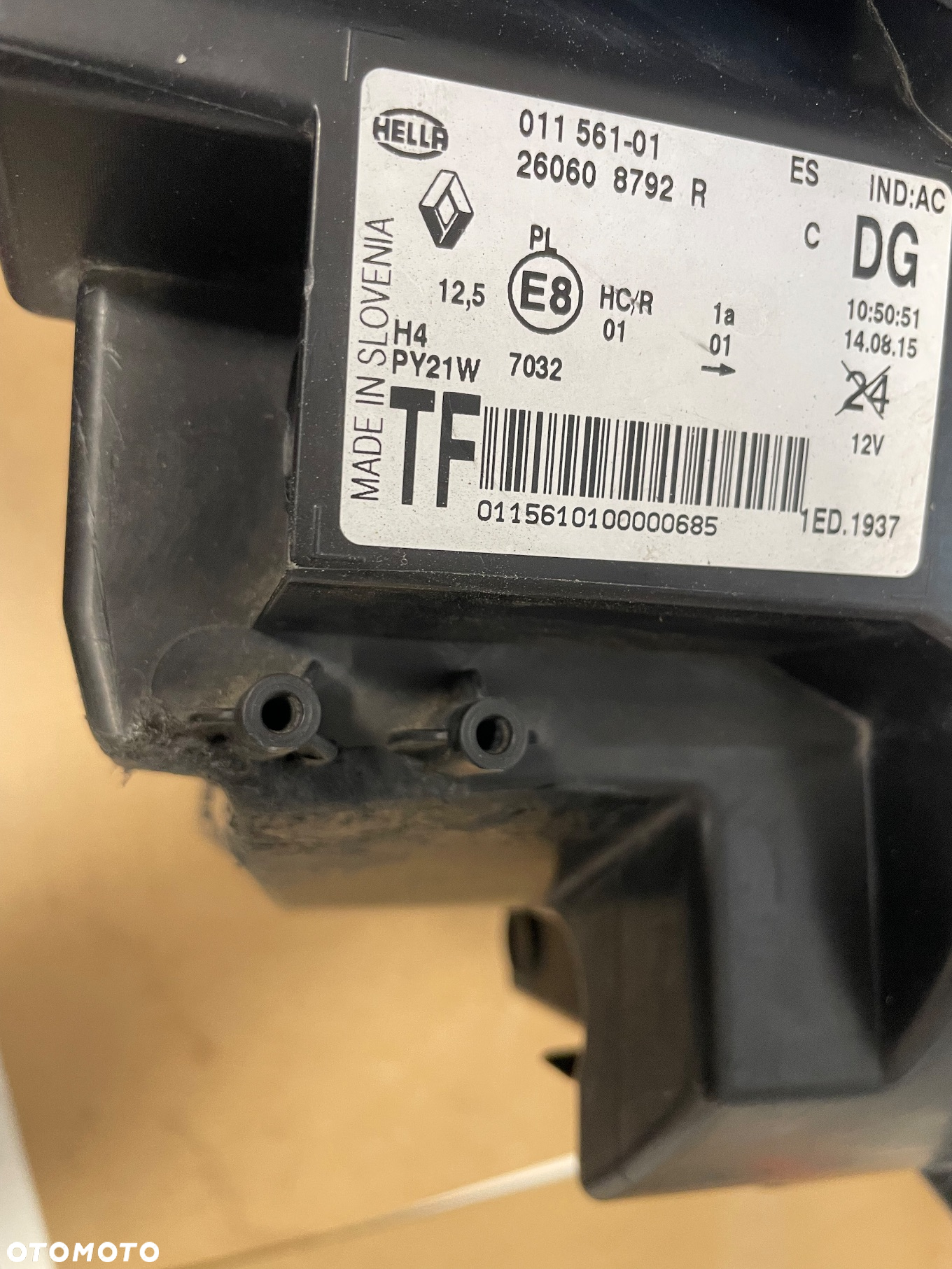 Renault Twingo 14-18 lampa lewa PRZOD  260608792R - 5