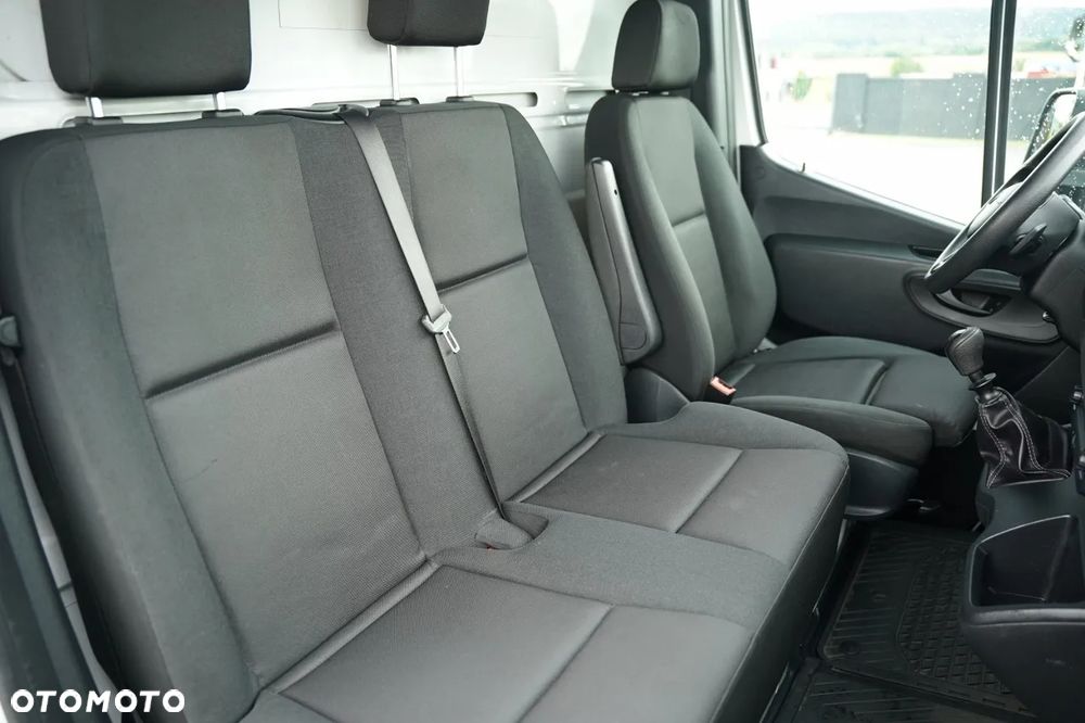 Mercedes-Benz SPRINTER / KONTENER - 4,3 M / WINDA DHOLLANDIA - 750 KG / BLIŹNIAK / 3 MIEJSCA / SPROWADZONY / EURO 6 - 34