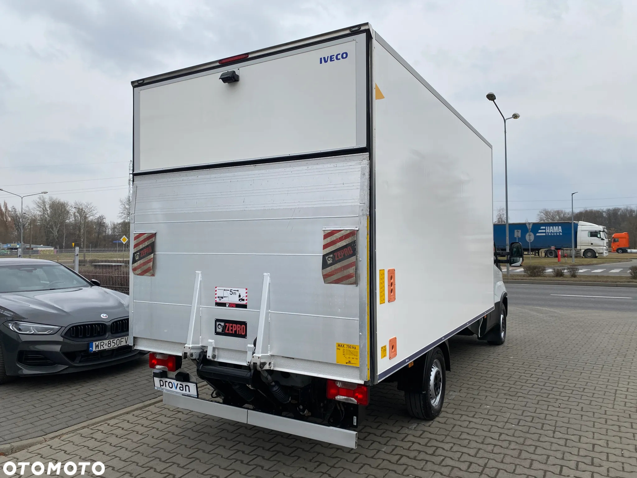 Iveco DAILY 35-160 HI-MATIC KONTENER 8 EUROPALET WINDA ZEPRO - 12