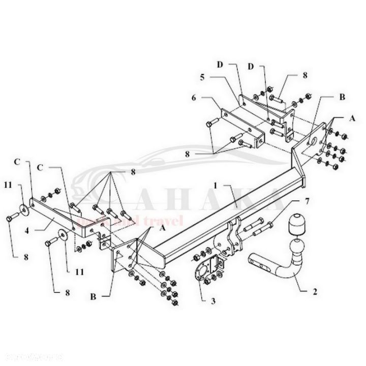 Hak Holowniczy Odkręcany Do Renault Clio Ii Hatchback 2001-2005 - 5