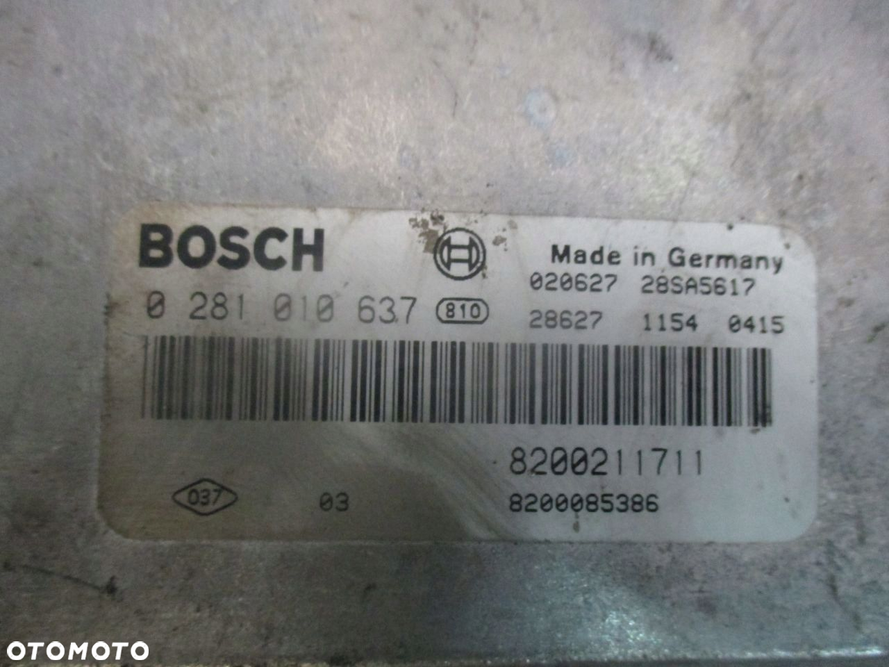 RENAULT LAGUNA 2.2DCI STEROWNIK 0281010637 - 2