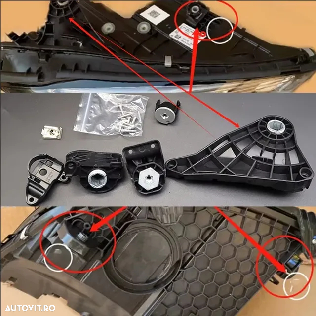 Kit reparatie prinderi far Mercedes C class W206 2020-2024 cod A2068209700 / 9800 - 6