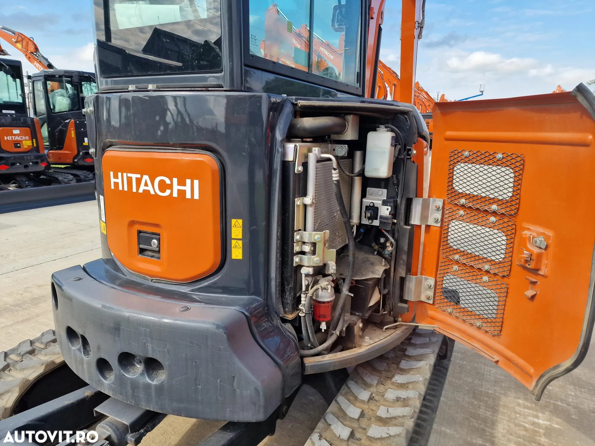 Hitachi ZX38, 2021, 1.376h, CUPLA RAPIDA+3 CUPE, 3,9tone, Ad sapare 4m, Inst picon, Aer conditionat, Senile 80% ok, produs in JAPONIA, posibilitate leasing 4 ani-PROMOTIE 36.900 EUR+Tva - 15